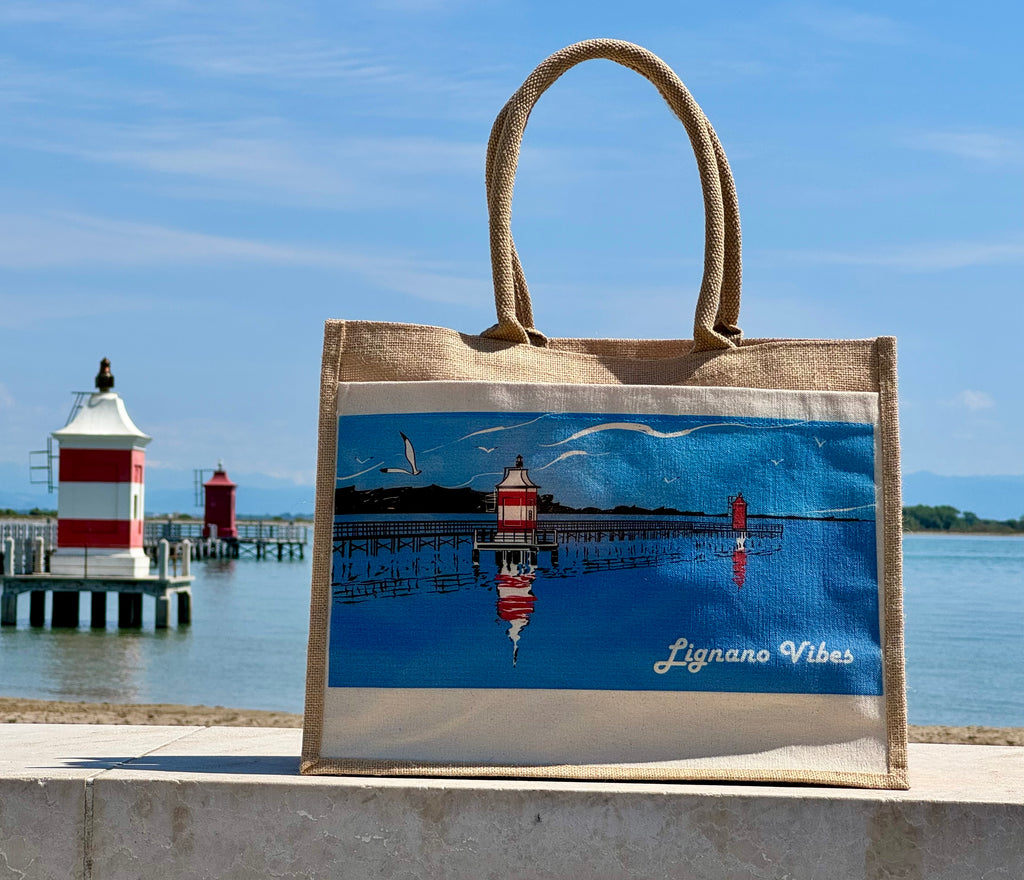 Love - Borsa mare in juta